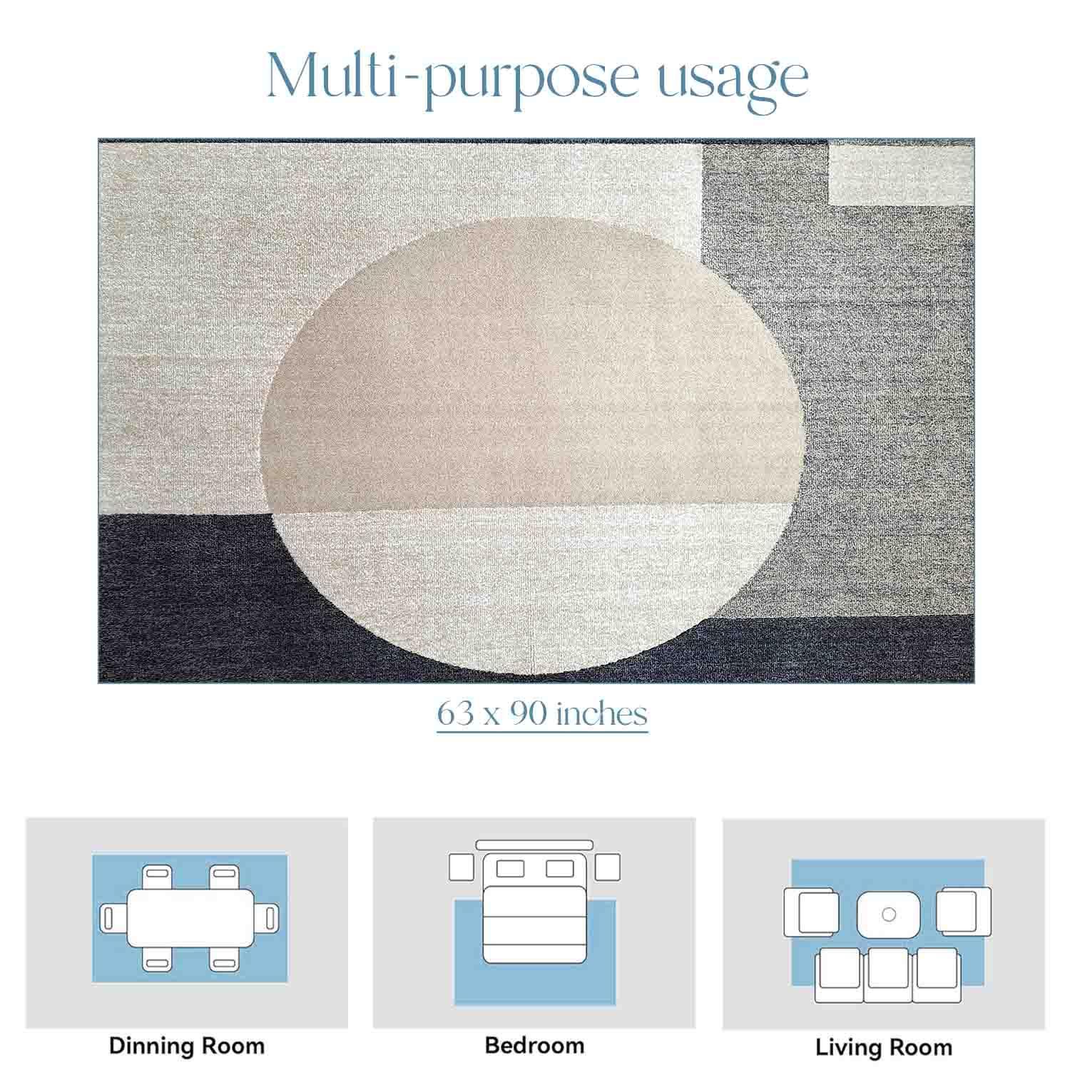 Enera Play 63209-890 Collection Multi Color 160x230 cm Stylish Carpet - enera