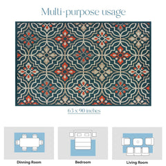 Enera Soho FX 20128A Collection Green 160x230 cm Carpet - enera