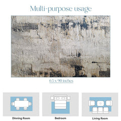 Enera Sunshine 69A Collection Cream Color 160x230 cm Stylish Carpet - enera