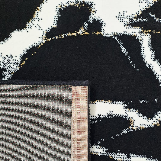 Enera Palma_160-470038-Af900 Black Color 160x230 cm Stylish Carpet - enera