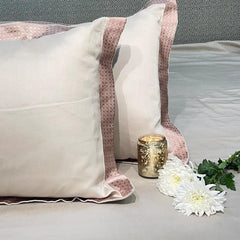 Enera Legacy Collection Diamond Beige Color Plain King Size double Bedsheet with 2 pillow covers - enera