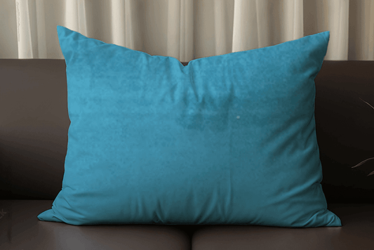 Enera SRM Mera 132 Peacock Color 11x19 Inch Plain Cushion Cover - enera