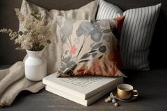 Enera SRM ASTO 303 Peach Color 16x16 Inch Cushion Cover - enera