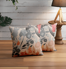 Enera SRM ASTO 303 Peach Color 16x16 Inch Cushion Cover - enera