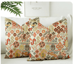 Enera SRM KILI 402 Cream Color 16x16 Inch Cushion Cover - enera
