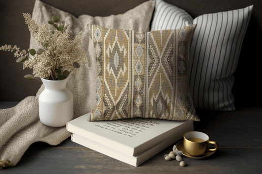 Enera SRM KILI 501 Multi Green Color 16X16 Inch Cushion Cover - enera