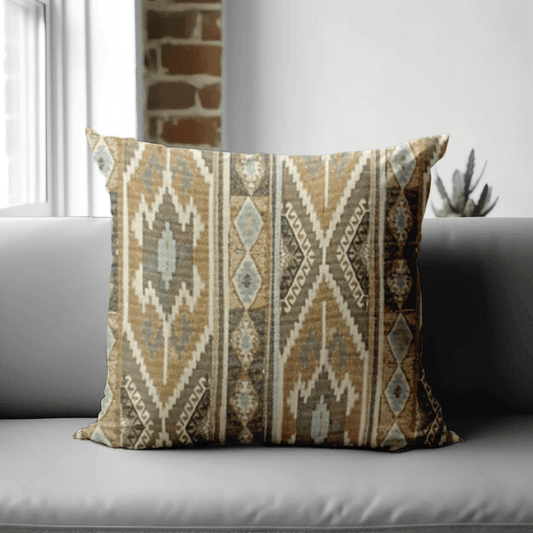Enera SRM KILI 501 Multi Green Color 16X16 Inch Cushion Cover - enera