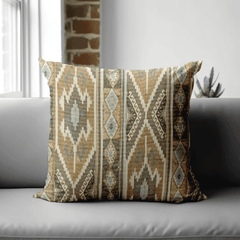 Enera SRM KILI 501 Multi Green Color 16X16 Inch Cushion Cover - enera