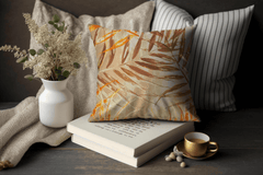 Enera SRM Rivi SN-409 Dark Cream Color 16x16 Inch Cushion Cover - enera