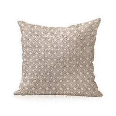 Enera SRM SAMA F603 Embroidery Cream Color 16x16 Inch Cushion Cover - enera