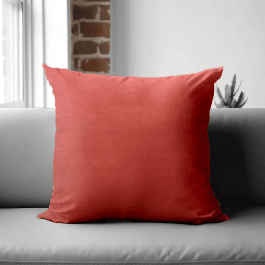 Enera SRM Plush 922 Blush Color 16x16 Inch Plain Cushion Cover - enera