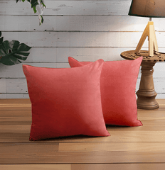 Enera SRM Plush 922 Blush Color 16x16 Inch Plain Cushion Cover - enera