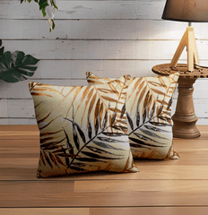 Enera SRM Rivi Sn 403 Cream Color 18x18 Inch Cushion Cover - enera