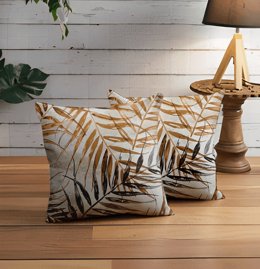 Enera SRM Rivi Sn 406 Cream Color 18X18 Inch Cushion Cover - enera