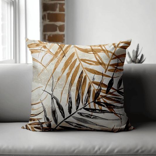 Enera SRM Rivi Sn 406 Cream Color 18X18 Inch Cushion Cover - enera