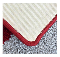 Enera Micro Patch Red & Grey 40 x 60 cm Bathmat - enera