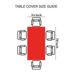 Freelance PVC Plain Dining Table Cover Seater Table Cloth – enera