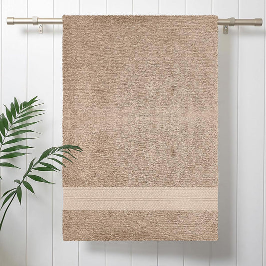 Enera Essentials Collection Beige Bath Towel - enera