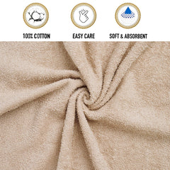 Enera Essentials Collection Beige Bath Towel - enera