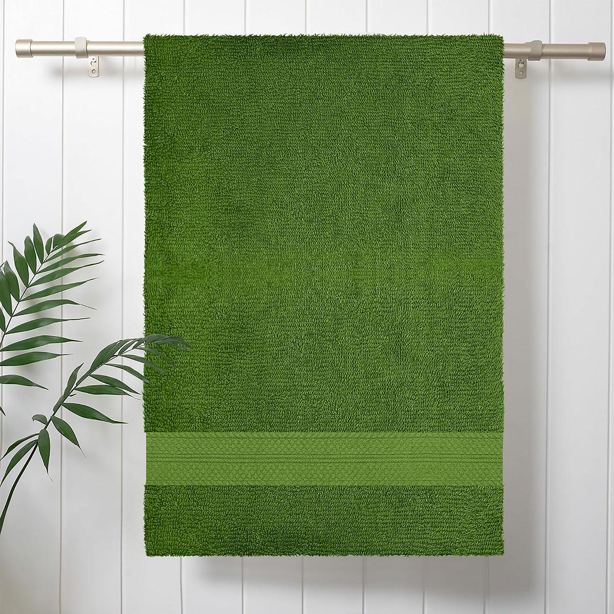 Enera Essentials Collection Green Bath Towel - enera