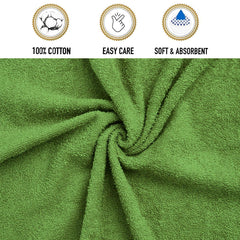 Enera Essentials Collection Green Bath Towel - enera