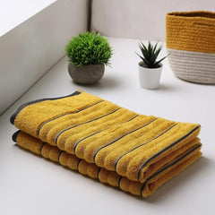Enera EXOTICA Mustard-Ash Color Bath Towel - enera
