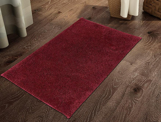 Enera Occasions Exotica Collection Crimson Wine 50x80cm Bath Mat - enera