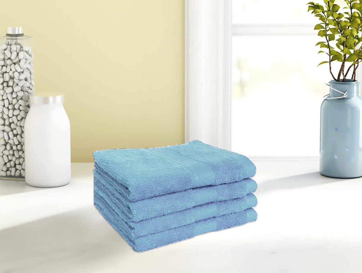 Enera Essentials Air Blue Color Face Towel - enera