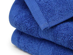 Enera Essentials Collection Navy Blue Colorfas Hand Towel - enera