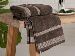 Enera Active Hygro Chocolate Color Hand Towel - enera