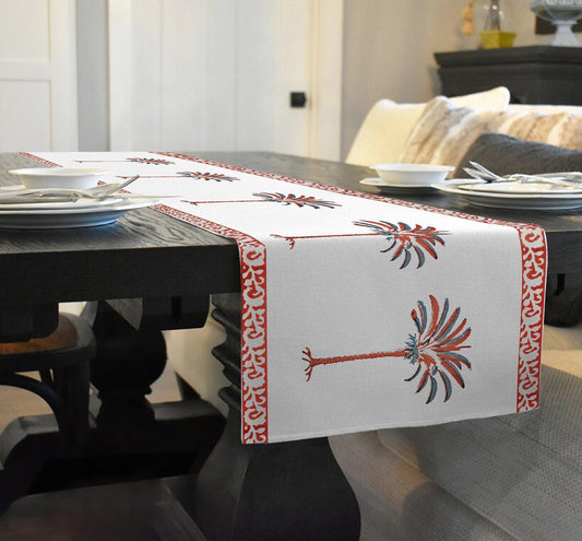 Enera Artisan White Color 40x225 cm Table Runner - enera