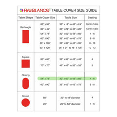 Enera Transparent Oblong Table Cover - enera