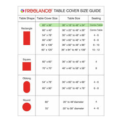 Enera Transparent Rectangle Center Table Cover With Lace - enera