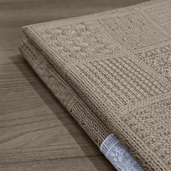 Enera Tuscany Oblong Grey Color Table Cover (FLRO249WHBE) - enera