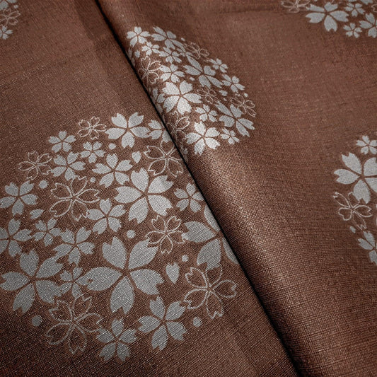 Enera Tuscany Printed Rectangle Dark Brown Color Center Table Cover - enera