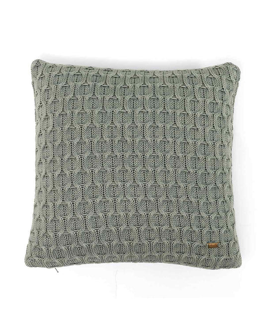 Enera Medium Grey Color 16x16 Inch Cushion Cover - enera