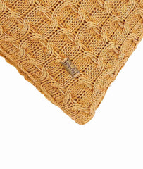 Enera Mustard Color 16x16 Inch Cushion Cover - enera