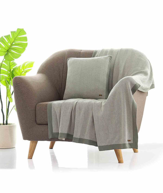 Enera Ryegrass & Natural Color 16x16 Inch Cushion Cover - enera