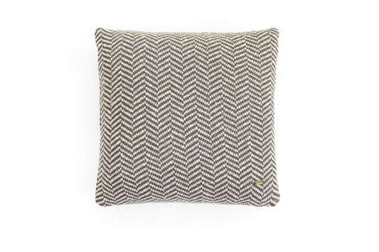 Enera Antique Grey & Natural Color 18X18 Inch Cushion Cover - enera