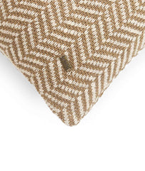 Enera Khaki & Natural Color 18x18 Inch Cushion Cover - enera
