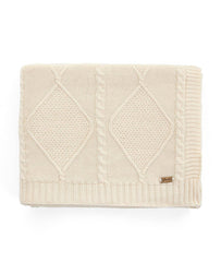 Pluchi 100% Cotton Throw Blanket | All Season Sofa & Bed Blanket - enera