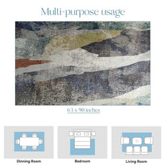 Enera Hawai 81DA-L-1213 Collection Multi Color 160x230 cm Stylish Carpet - enera