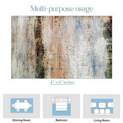 Enera Hana 65000 YD6-Z Collection Multi Color 120x170 cm Carpet - enera
