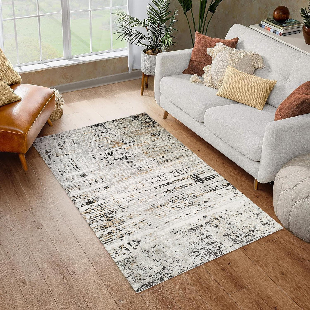 Enera Ruskin 88011 XJ7-X Collection Grey Color 120x170 cm Carpet - enera