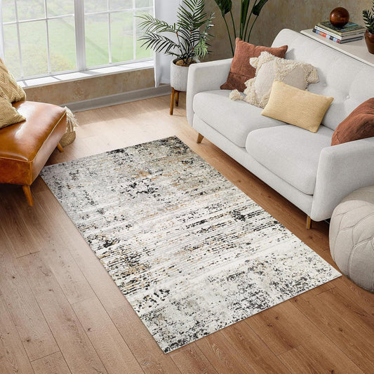 Enera Ruskin 88011 XJ7-X Collection Grey Color 120x170 cm Carpet - enera