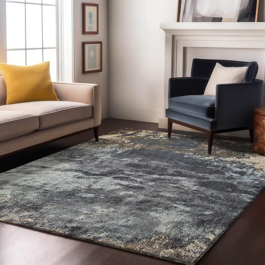 Enera Aspen 521-RD8 BCollection Grey Color 160x230 cm Stylish Carpet - enera