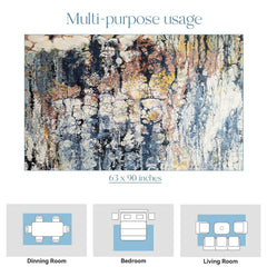 Enera Aspen 160440 RD8-B Collection Multi Color 160x230 cm Stylish Carpet - enera