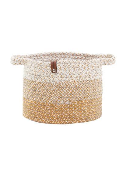 Enera Suzan Gold Color (25x25x20 cm) Organizing Basket - enera