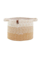 Enera Suzan Gold Color (25x25x20 cm) Organizing Basket - enera