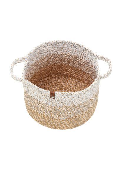 Enera Suzan Gold Color (25x25x20 cm) Organizing Basket - enera